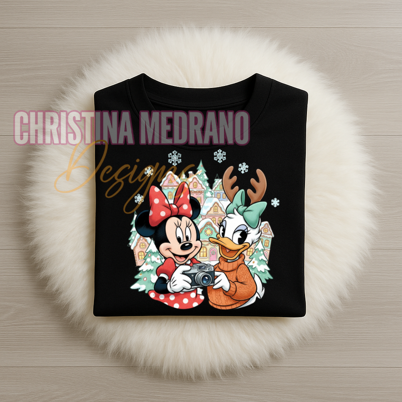 Minnie & Daisy Christmas Adventures Tee