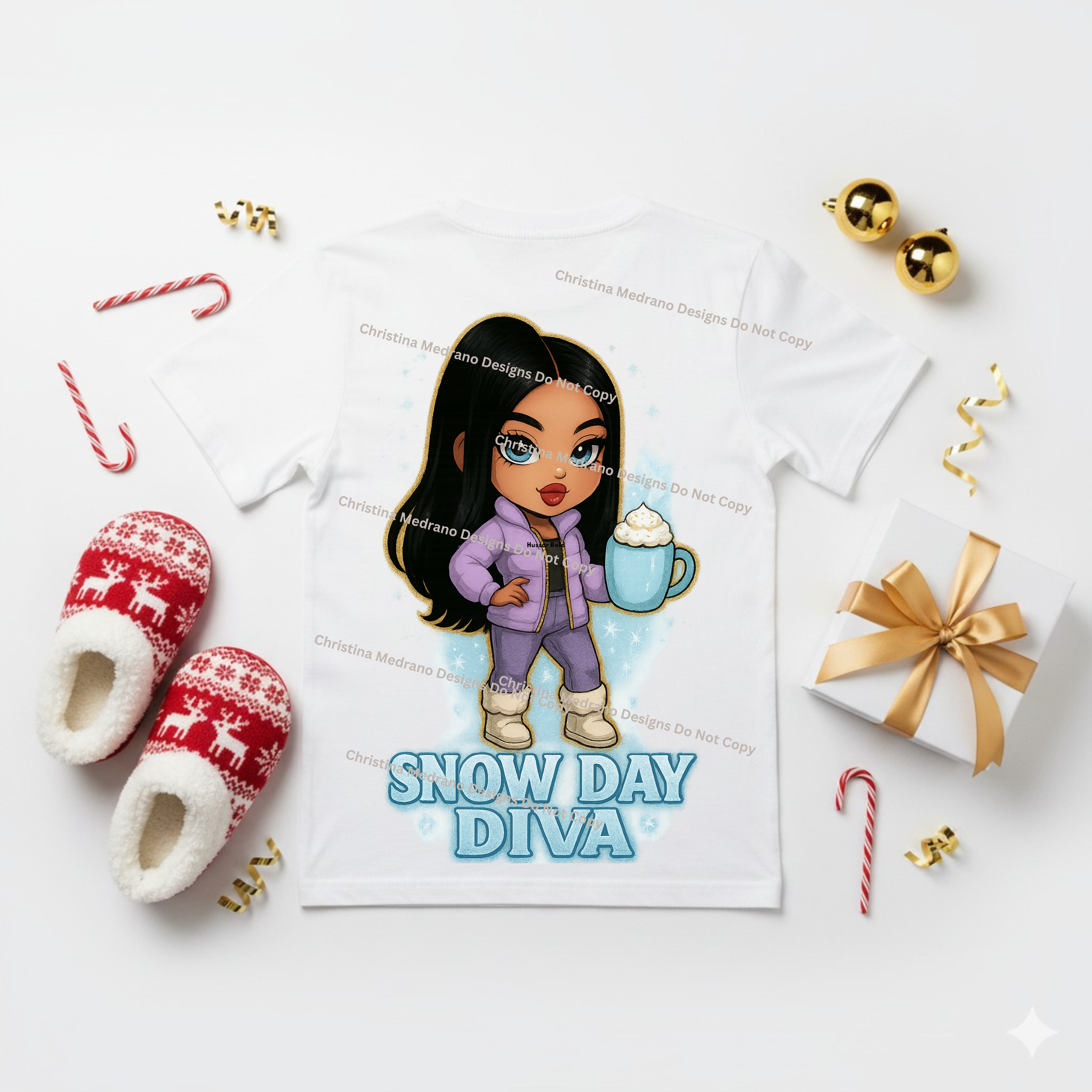 ✨ Snow Day Diva – Limited Edition Christmas Sweatshirt